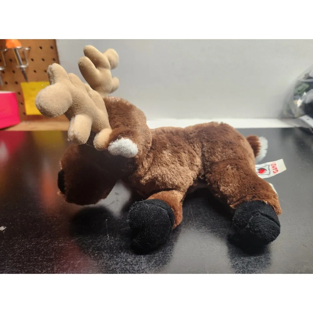 Ganz‎ Webkinz Reindeer Plush Stuffed Animal Brown Holiday HM137 No Code